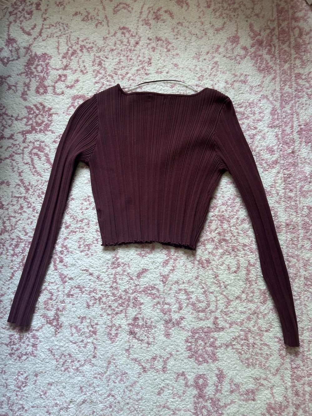Ribbed Button-Front Top - Picture 4 of 4